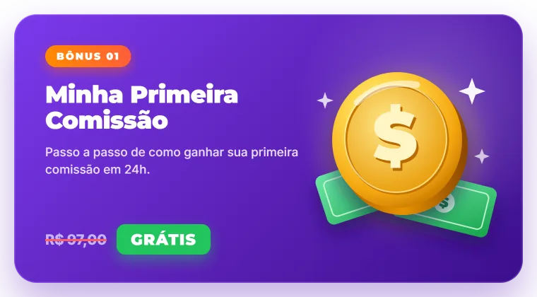 Bônus 1: Minha Primeira Comissão